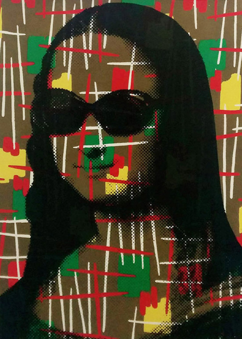 Vintage Mona Lisa Limited Edition Print by Mr. Brainwash Vintage Mona Lisa Limited Edition Print by Mr. Brainwash