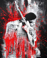 Jimi Hendrix - Red Version 2015 Limited Edition Print by Mr. Brainwash - 0 Jimi Hendrix - Red Version 2015 Limited Edition Print by Mr. Brainwash - 0
