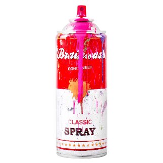 Spray Can Pink 2013 Sculpture - Mr. Brainwash Spray Can Pink 2013 Sculpture - Mr. Brainwash