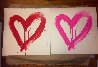 Love Heart - Red And Pink Matching Set 2017 Limited Edition Print by Mr. Brainwash - 1