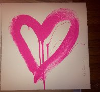 Love Heart - Red And Pink Matching Set 2017 Limited Edition Print by Mr. Brainwash - 2 Love Heart - Red And Pink Matching Set 2017 Limited Edition Print by Mr. Brainwash - 2