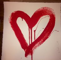 Love Heart - Red And Pink Matching Set 2017 Limited Edition Print by Mr. Brainwash - 4 Love Heart - Red And Pink Matching Set 2017 Limited Edition Print by Mr. Brainwash - 4