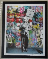 Love is the Answer 2012 Embellished Super Huge Limited Edition Print by Mr. Brainwash - 1 Love is the Answer 2012 Embellished Super Huge Limited Edition Print by Mr. Brainwash - 1
