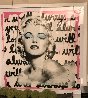 Marilyn Monroe 2018 40x40 - Huge - Unique Original Painting by Mr. Brainwash - 1
