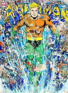 Aquaman (Handfinsihed) 2018 Limited Edition Print - Mr. Brainwash Aquaman (Handfinsihed) 2018 Limited Edition Print - Mr. Brainwash