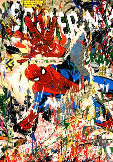 Spiderman 2019 Embellished Limited Edition Print - Mr. Brainwash Spiderman 2019 Embellished Limited Edition Print - Mr. Brainwash