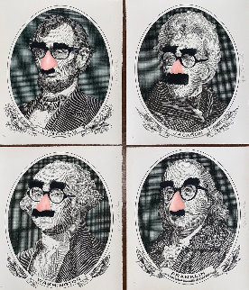 Incognito President\'s Day, Set of 4 Screenprints 2019 Limited Edition Print - Mr. Brainwash Incognito President\'s Day, Set of 4 Screenprints 2019 Limited Edition Print - Mr. Brainwash