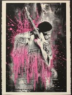 Jimi Hendrix (Pink) 2015 Limited Edition Print by Mr. Brainwash - 1 Jimi Hendrix (Pink) 2015 Limited Edition Print by Mr. Brainwash - 1