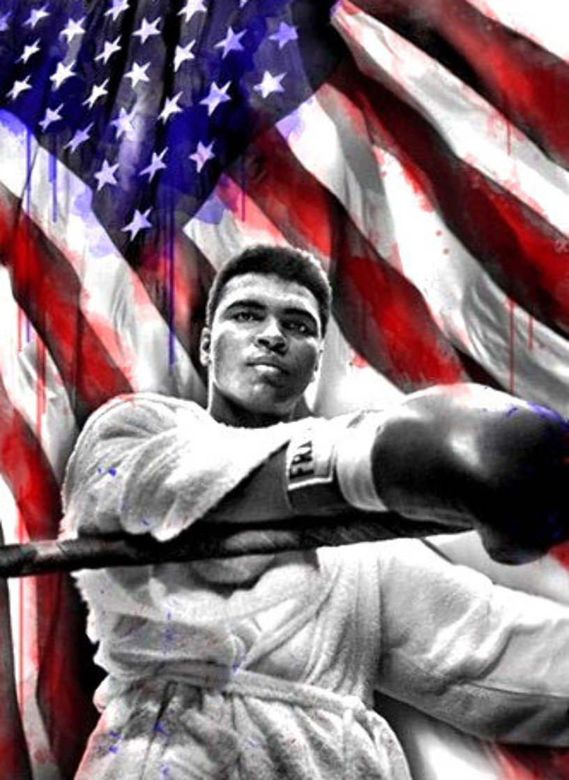 American Hero - Muhammad Ali 2019 Super Huge Limited Edition Print by Mr. Brainwash American Hero - Muhammad Ali 2019 Super Huge Limited Edition Print by Mr. Brainwash