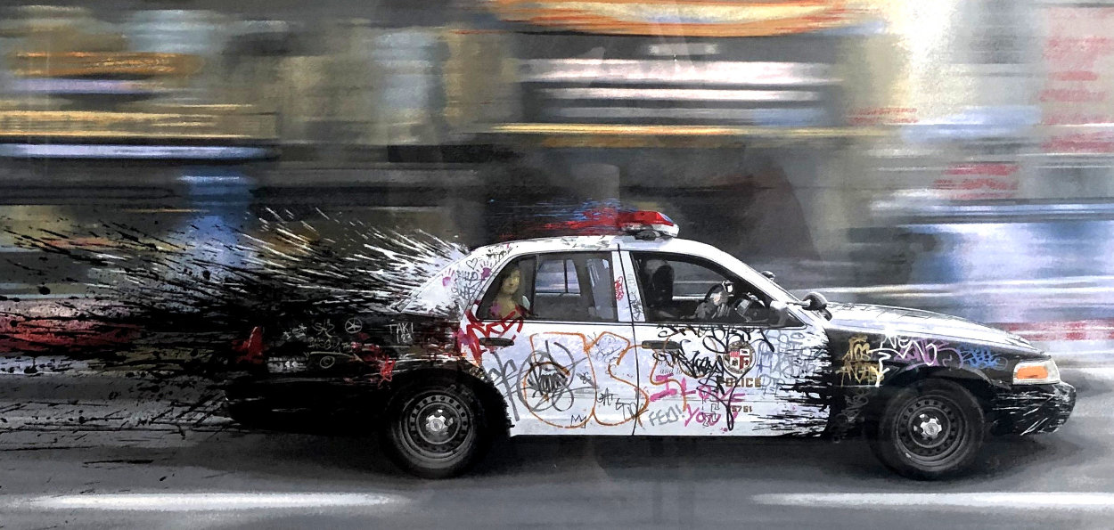 Metro Polisia Limited Edition Print by Mr. Brainwash Metro Polisia Limited Edition Print by Mr. Brainwash