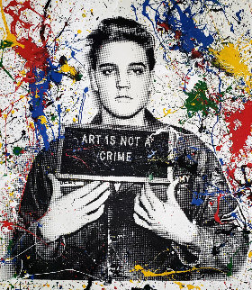 Jailhouse Pop (Multi-color Splash) 2019 Limited Edition Print - Mr. Brainwash Jailhouse Pop (Multi-color Splash) 2019 Limited Edition Print - Mr. Brainwash