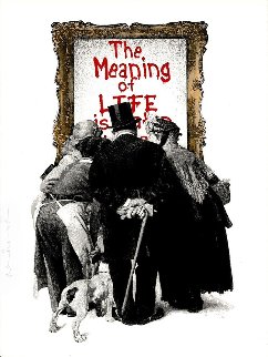 Meaning of Life (Red) 2019 Limited Edition Print - Mr. Brainwash Meaning of Life (Red) 2019 Limited Edition Print - Mr. Brainwash