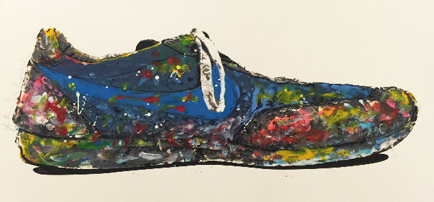 Blue Shoe 2010 Limited Edition Print by Mr. Brainwash Blue Shoe 2010 Limited Edition Print by Mr. Brainwash