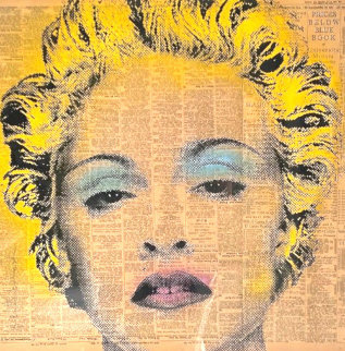 Madonna 2009 27x27 Original Painting - Mr. Brainwash
