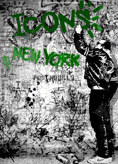 New York Icons - Keith Haring Green 2009 Limited Edition Print - Mr. Brainwash New York Icons - Keith Haring Green 2009 Limited Edition Print - Mr. Brainwash