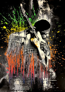 Jimi Hendrix (Gradient) 2015 Limited Edition Print - Mr. Brainwash Jimi Hendrix (Gradient) 2015 Limited Edition Print - Mr. Brainwash