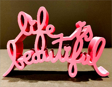 Life is Beautiful Resin Sculpture 2020 9 in Sculpture - Mr. Brainwash Life is Beautiful Resin Sculpture 2020 9 in Sculpture - Mr. Brainwash