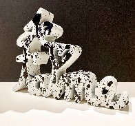 Je T'aime (I Love You) Acrylic Sculpture 2018 9 in  Sculpture by Mr. Brainwash - 2