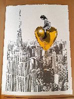 Big City, Big Dreams (Gold) 2020  Huge (New York) Limited Edition Print by Mr. Brainwash - 1