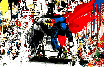 Batman vs. Superman 2016 Limited Edition Print - Mr. Brainwash Batman vs. Superman 2016 Limited Edition Print - Mr. Brainwash