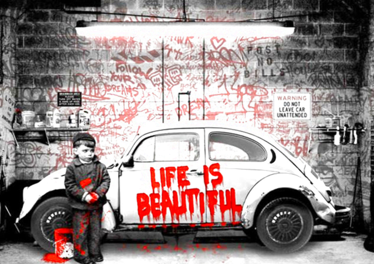 New Paint Job (Red) 2020 Limited Edition Print by Mr. Brainwash New Paint Job (Red) 2020 Limited Edition Print by Mr. Brainwash
