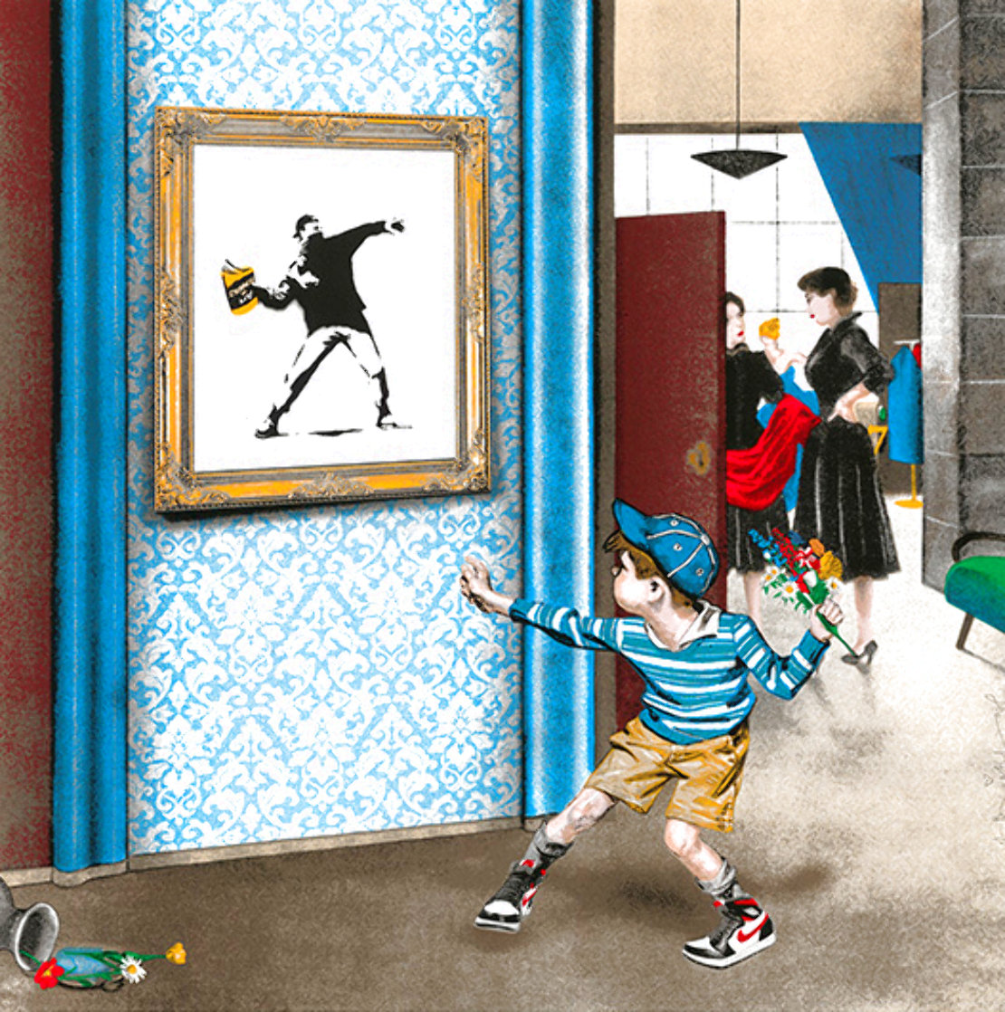 Life Imitates Art 2020 Limited Edition Print by Mr. Brainwash Life Imitates Art 2020 Limited Edition Print by Mr. Brainwash