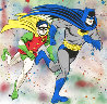 Batman and Robin Unique 2017 22x30 Works on Paper (not prints) by Mr. Brainwash - 1