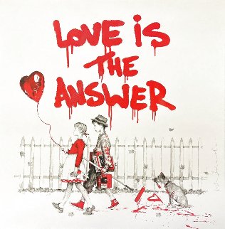 I’m Yours, Love is the Answer Red 2022 Limited Edition Print - Mr. Brainwash I’m Yours, Love is the Answer Red 2022 Limited Edition Print - Mr. Brainwash