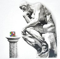 Rubik's Collection: Thinker 2020 Limited Edition Print by Mr. Brainwash - 0 Rubik's Collection: Thinker 2020 Limited Edition Print by Mr. Brainwash - 0