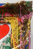 Balloon Girl with Vandalized Frame 2021 33x29 Original Painting by Mr. Brainwash - 5