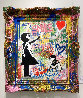 Balloon Girl with Vandalized Frame 2021 33x29 Original Painting by Mr. Brainwash - 1