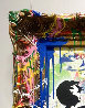 Balloon Girl with Vandalized Frame 2021 33x29 Original Painting by Mr. Brainwash - 3
