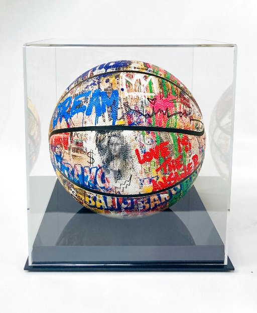 Graffiti Basketball Sculpture 2023 12 in Sculpture - Mr. Brainwash