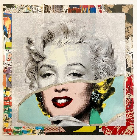 Life is Beautiful Unique 2022 24x24 Works on Paper (not prints) - Mr. Brainwash