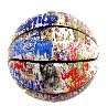 Graffiti  Le Basquiat Style Basketball Sculpture 2023 10 in Sculpture by Mr. Brainwash - 0