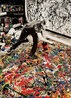 Freedom Art 2024 - Embellished Screenprint - Homage to Jackson Limited Edition Print by Mr. Brainwash - 0