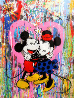 Mickey and Minnie 2015 38x50 Works on Paper (not prints) by Mr. Brainwash - 0 Mickey and Minnie 2015 38x50 Works on Paper (not prints) by Mr. Brainwash - 0