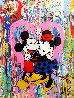 Mickey and Minnie 2015 38x50 Works on Paper (not prints) by Mr. Brainwash - 0