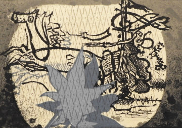 Varnished Chariot, The Chariot III 1955 Limited Edition Print - Georges Braque Varnished Chariot, The Chariot III 1955 Limited Edition Print - Georges Braque