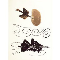 Black And Brown Dove 1956 HS Limited Edition Print by Georges Braque - 1