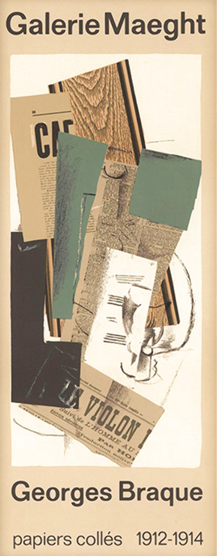 Galerie Maeght Georges Braque Poster 1963 Limited Edition Print by Georges Braque