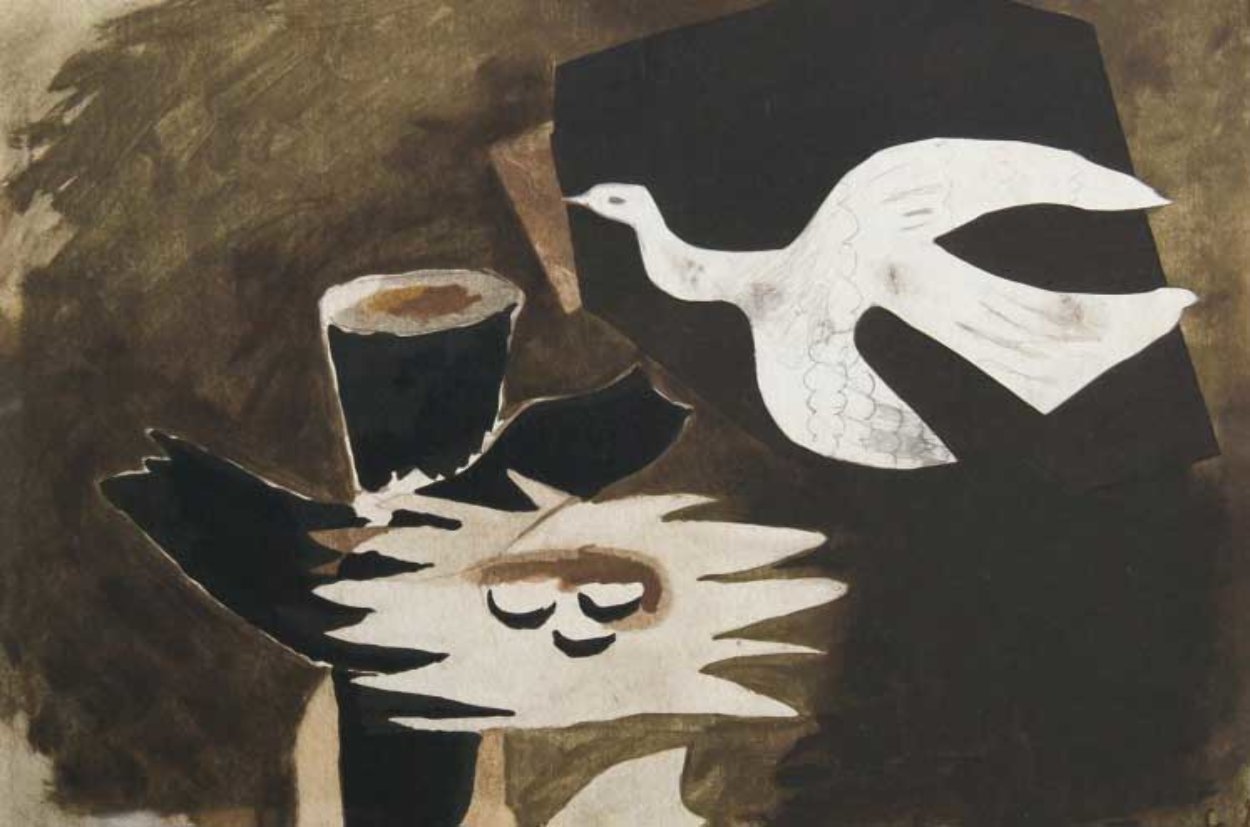 l'Oiseau Et Son Nid 1956 HS Limited Edition Print by Georges Braque l'Oiseau Et Son Nid 1956 HS Limited Edition Print by Georges Braque