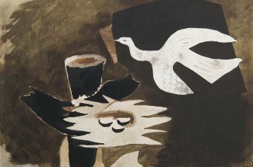 l'Oiseau Et Son Nid 1956 Limited Edition Print - Georges Braque l'Oiseau Et Son Nid 1956 Limited Edition Print - Georges Braque