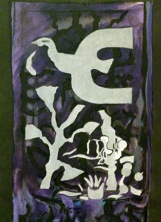 Le Vitrail 1962 Limited Edition Print - Georges Braque Le Vitrail 1962 Limited Edition Print - Georges Braque