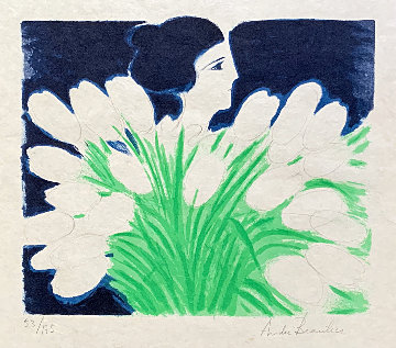 Bouquet De Printemps 1974 Limited Edition Print - Andre Brasilier Bouquet De Printemps 1974 Limited Edition Print - Andre Brasilier
