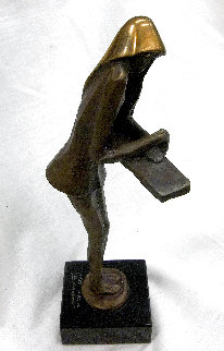 Untitled Figurative Abstract Bronze Sculpture 1984 8 in Sculpture - Paul Braslow