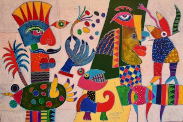 Le Peintre Et Ses Modeles 31x47 Huge Original Painting - Clemens Briels Le Peintre Et Ses Modeles 31x47 Huge Original Painting - Clemens Briels
