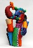 Pedro El Pescador Acrylic Sculpture 24 in Sculpture by Clemens Briels - 1