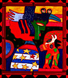 Un Pajaro Negro Cambia De Noche En La Dama En Arul La Esposa De Cabeza Vaca 2003 Limited Edition Print - Clemens Briels Un Pajaro Negro Cambia De Noche En La Dama En Arul La Esposa De Cabeza Vaca 2003 Limited Edition Print - Clemens Briels