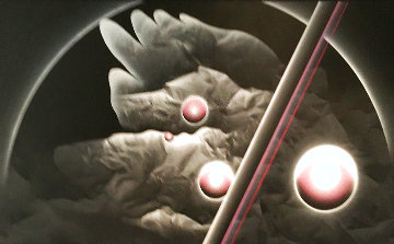 Untitled Painting 1980 54x96 Huge Original Painting - Patrice Breteau Untitled Painting 1980 54x96 Huge Original Painting - Patrice Breteau